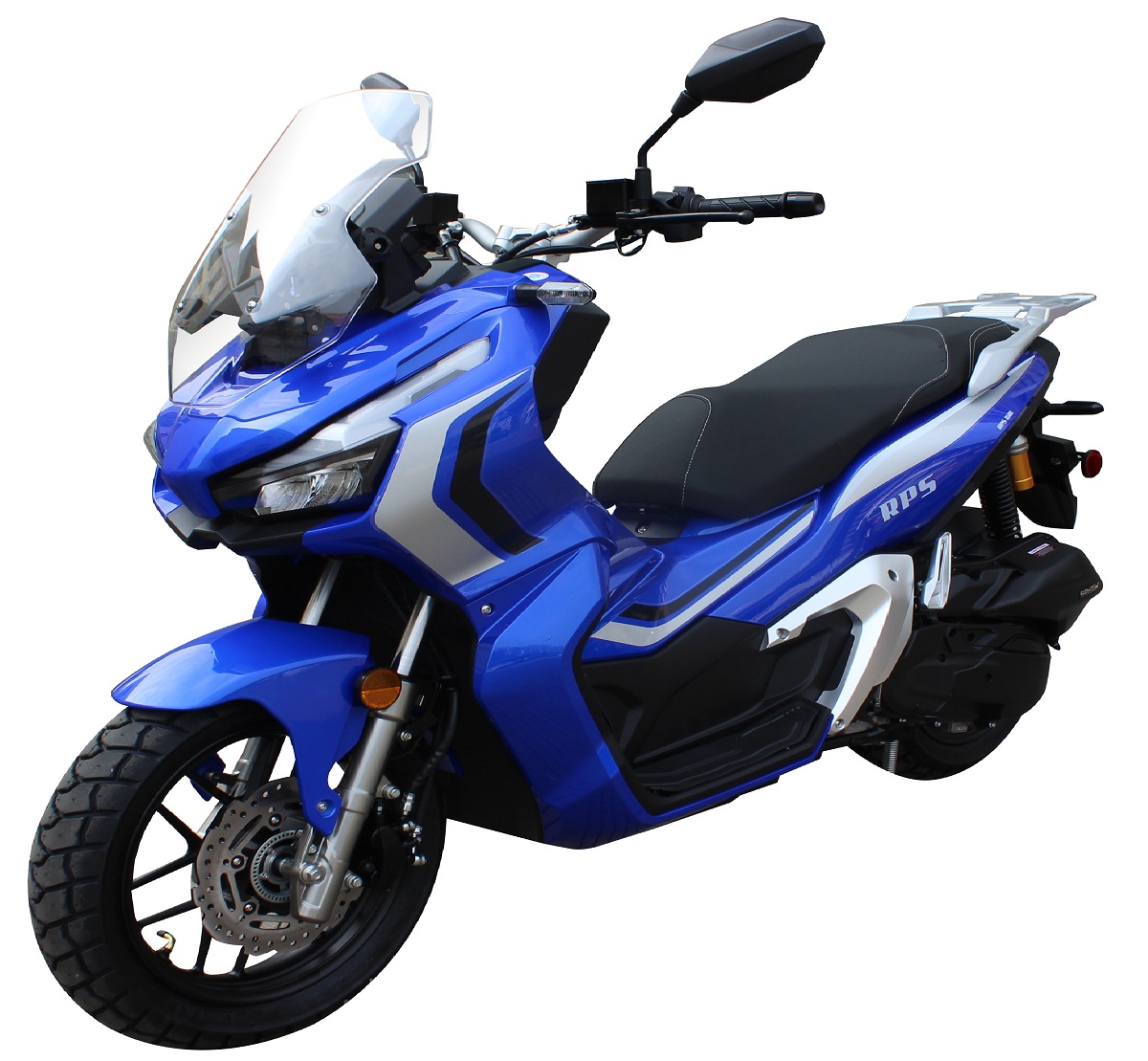 RPS ADV 150 Large Body Scooter 150Cc GY6 Motor Digital Speedometer - Blue