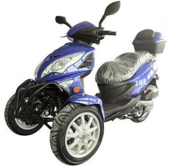 Dongfang 200cc (DF200TKA-22) Gas Trike Scooter TKA Tadpole Style with Auto Transmission