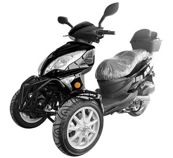 Dongfang 200cc (DF200TKA-22) Gas Trike Scooter TKA Tadpole Style with Auto Transmission