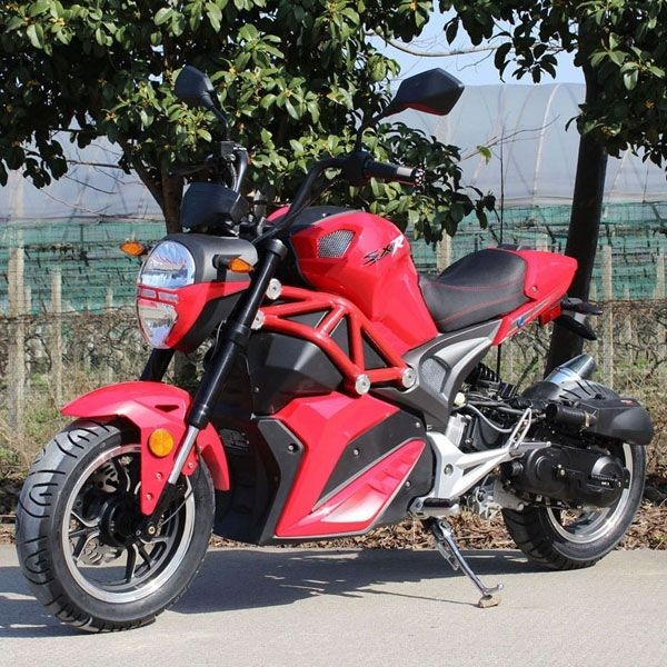 DongFang 50cc (DF50SRT) Gas Motorcycle DF SRT With CVT Auto Transmission, Aluminum Wheels