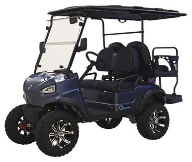 MASSIMO MEV2X ELECTRIC GOLF CART, POWERFUL 48V 5KW MOTOR WITH TOUCHSCREEN DISPLAY AND INTERFACE - BLACK