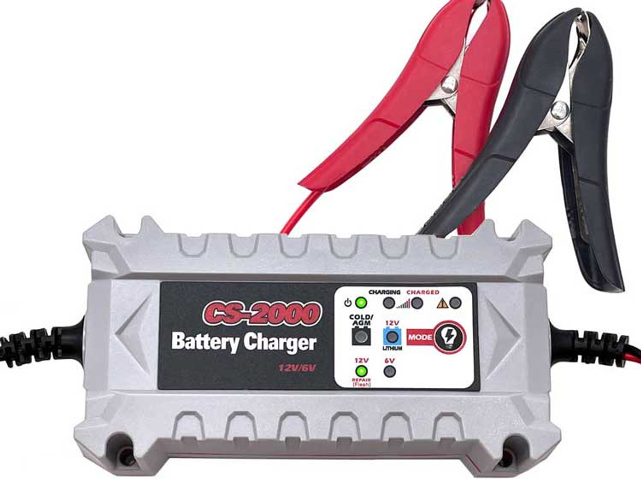 Lithium Compatible 2Ah Smart Battery Charger and Maintainer