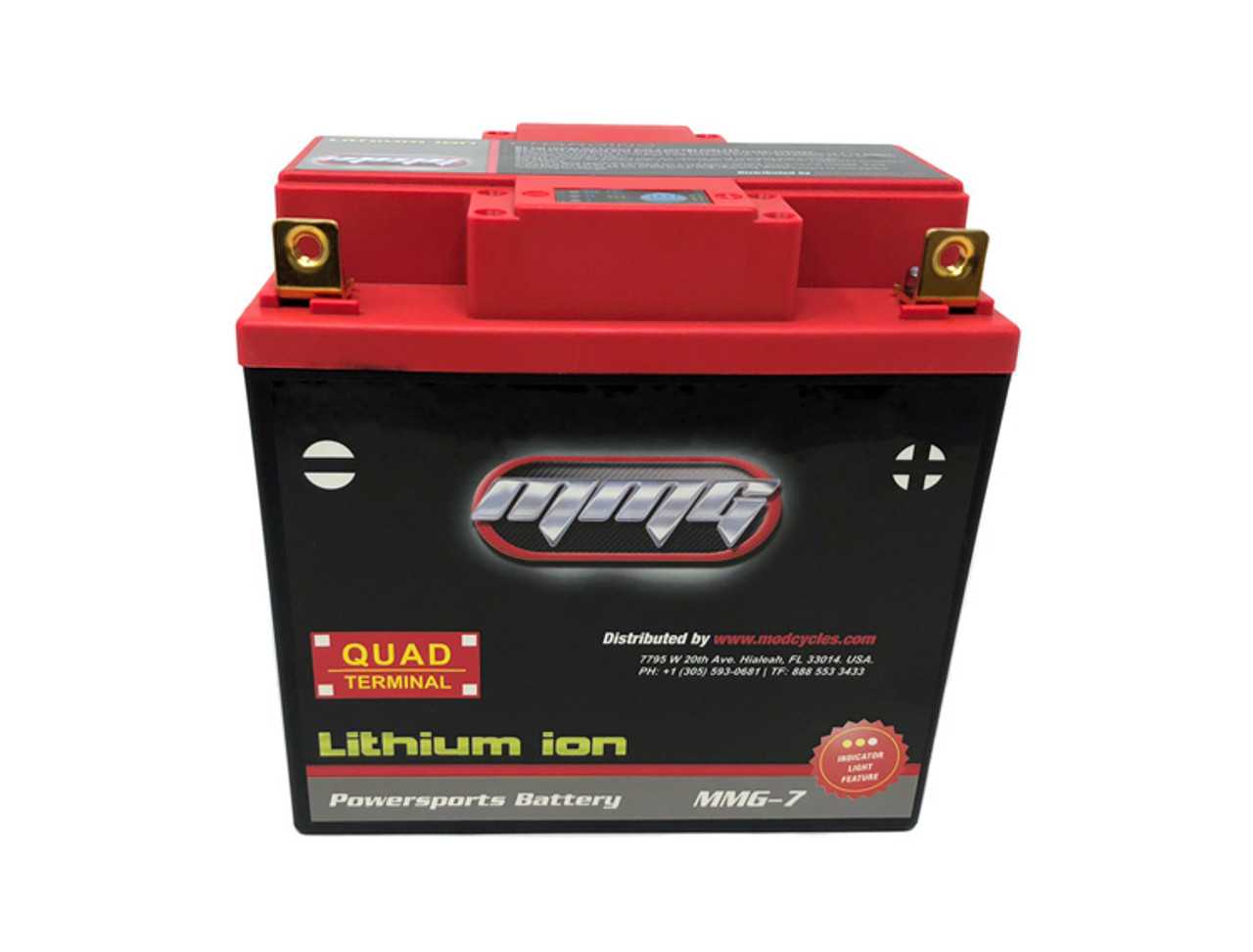 Lithium battery MMG7 QUAD - Replaces: YIX30L-BS, YIX30L, GYZ32HL, YB30L-B. CCA 480