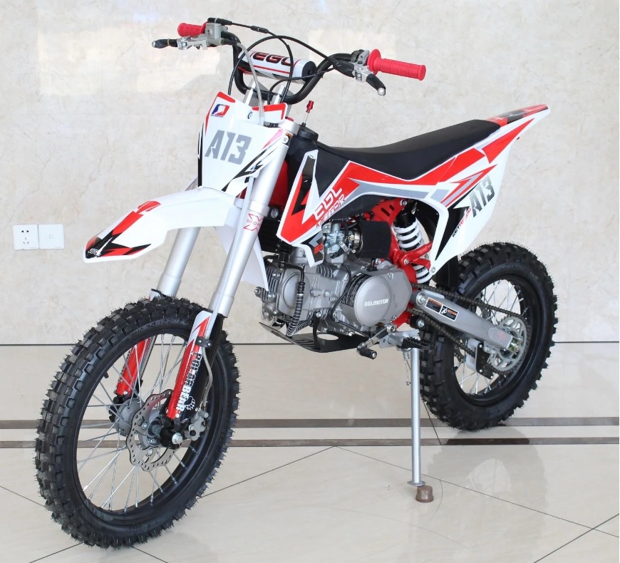 EGL A13 140 Pro Youth Dirt Bike, 140cc, Manual Clutch, Oil Cooled, Kick Start