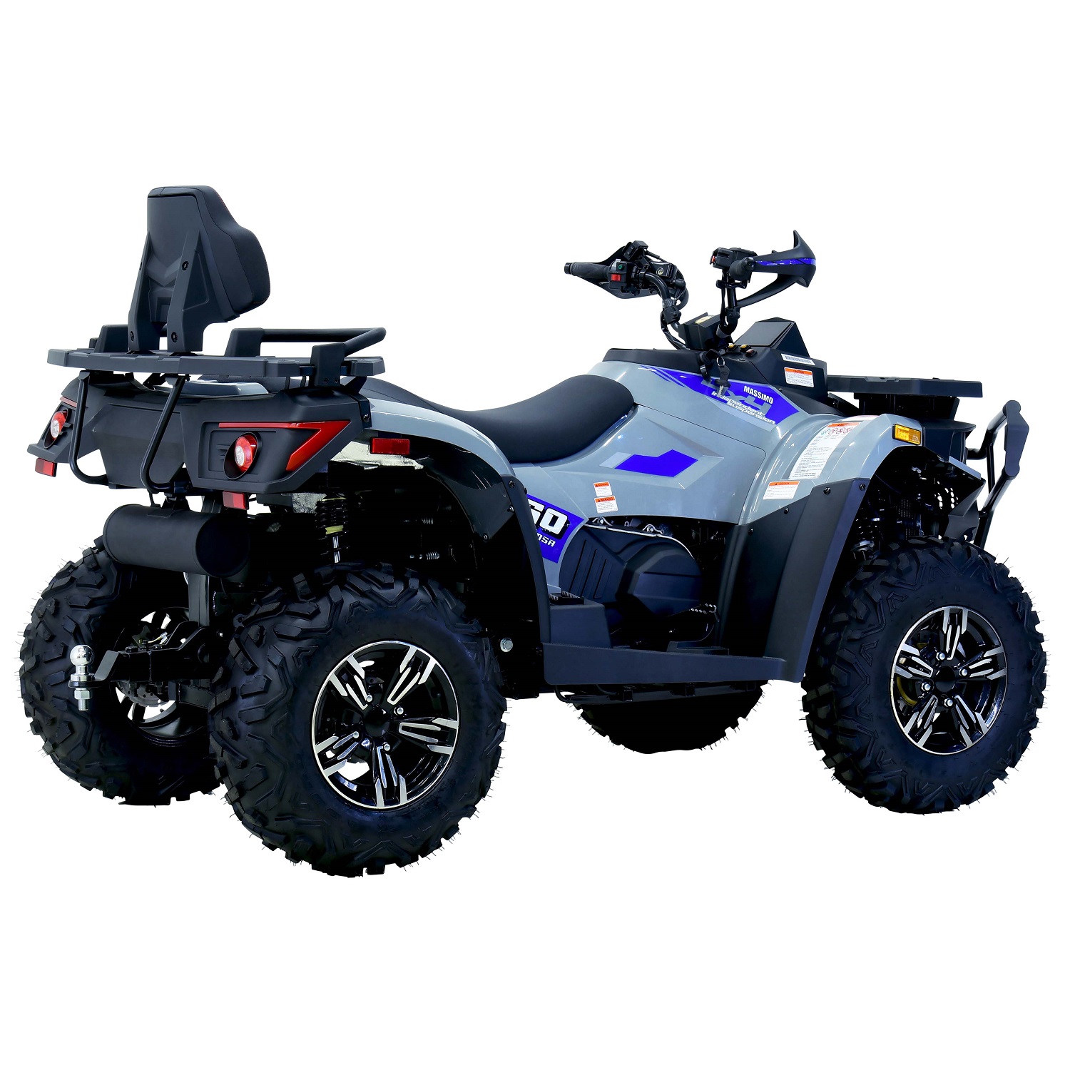 Massimo MSA 760 Atv: Rugged 4WD Adventure Vehicle with 45 HP Engine & 3,000 lb Winch