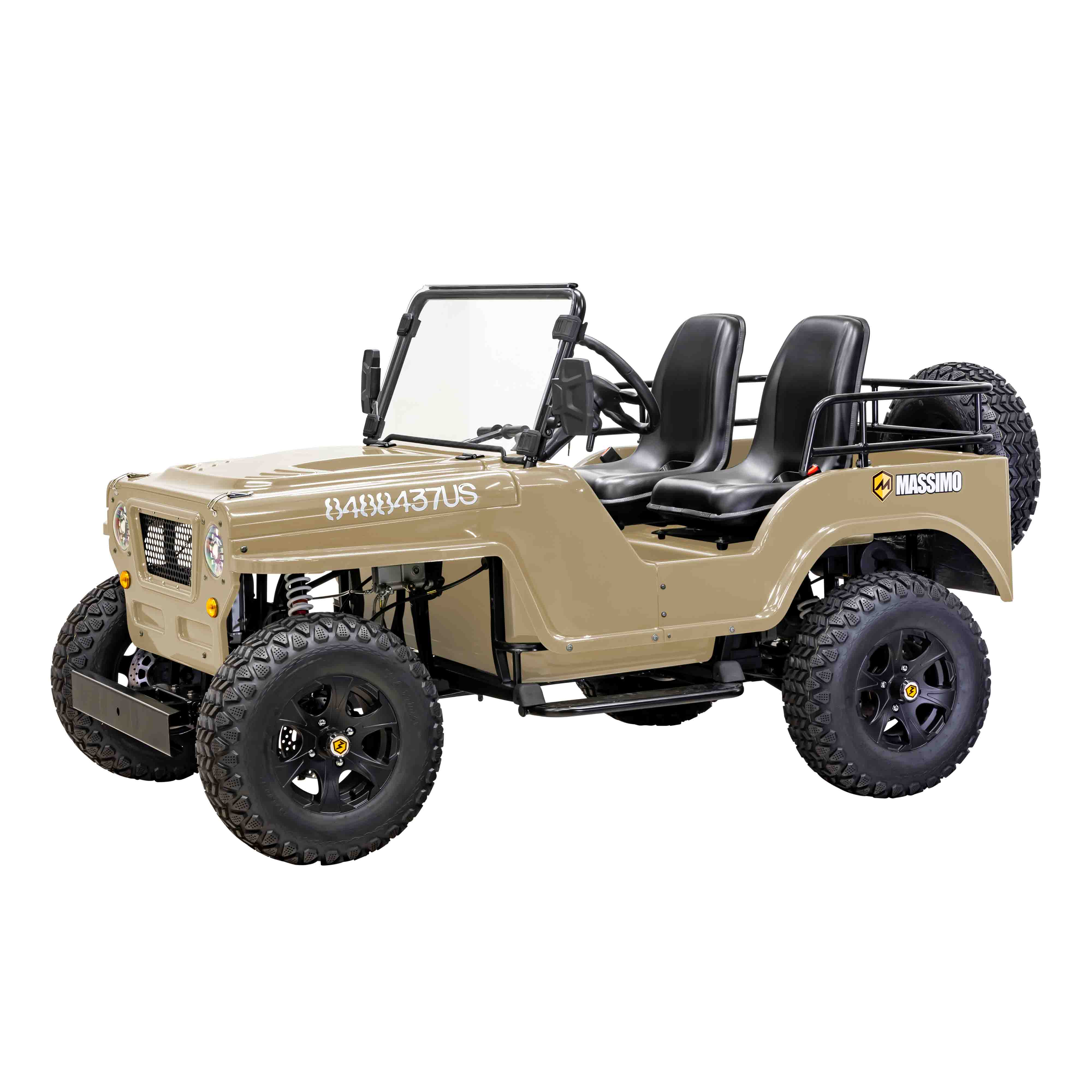 Massimo Big Jeep GKD 350 All-Terrain Go Kart - Powerful 300cc Two-Seater for Off-Road Adventures