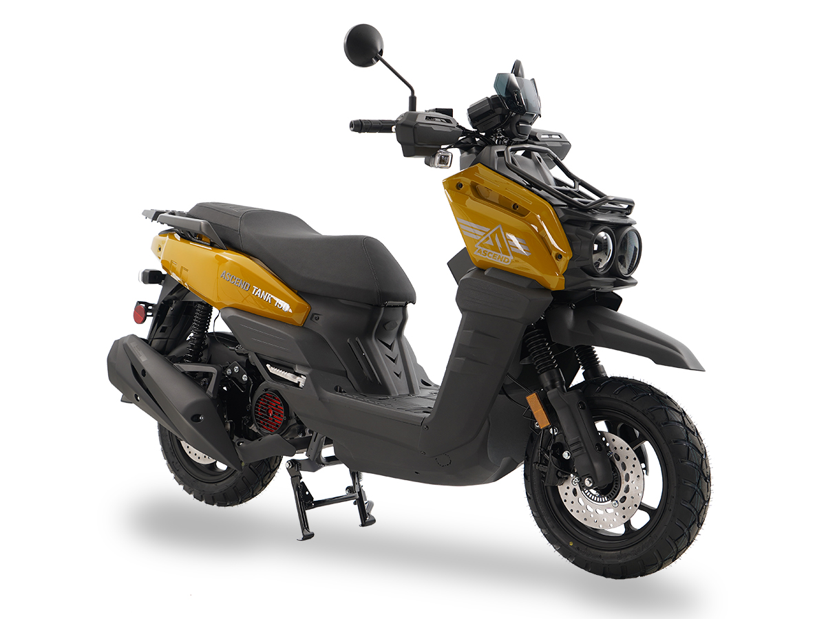 Ice Bear TANK (PMZ150-1) 150cc Scooter,  GY6 Engine, CVT, Disc Brakes, LED Lights, Digital Speedometer