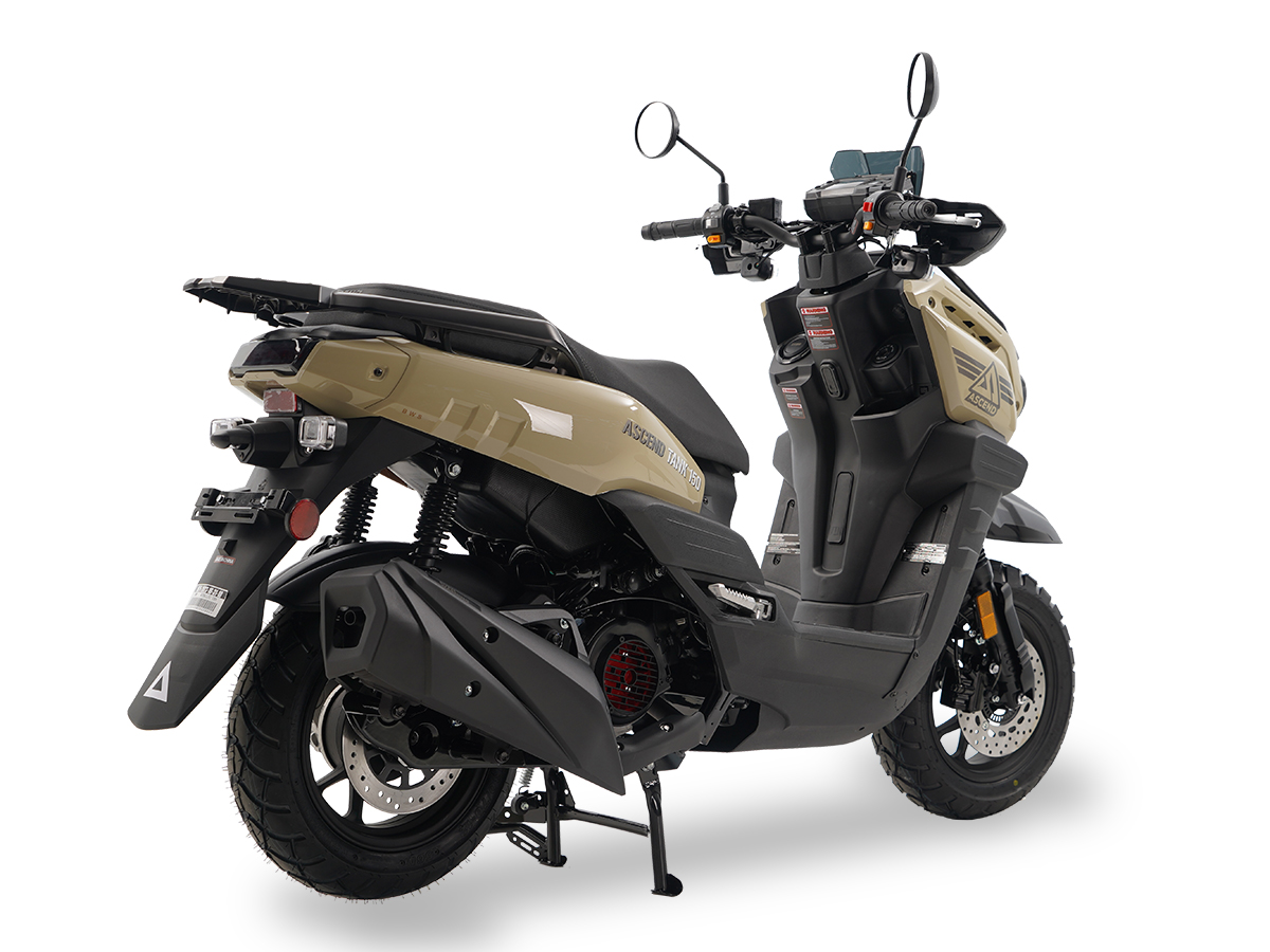 Ice Bear TANK (PMZ150-1) 150cc Scooter,  GY6 Engine, CVT, Disc Brakes, LED Lights, Digital Speedometer