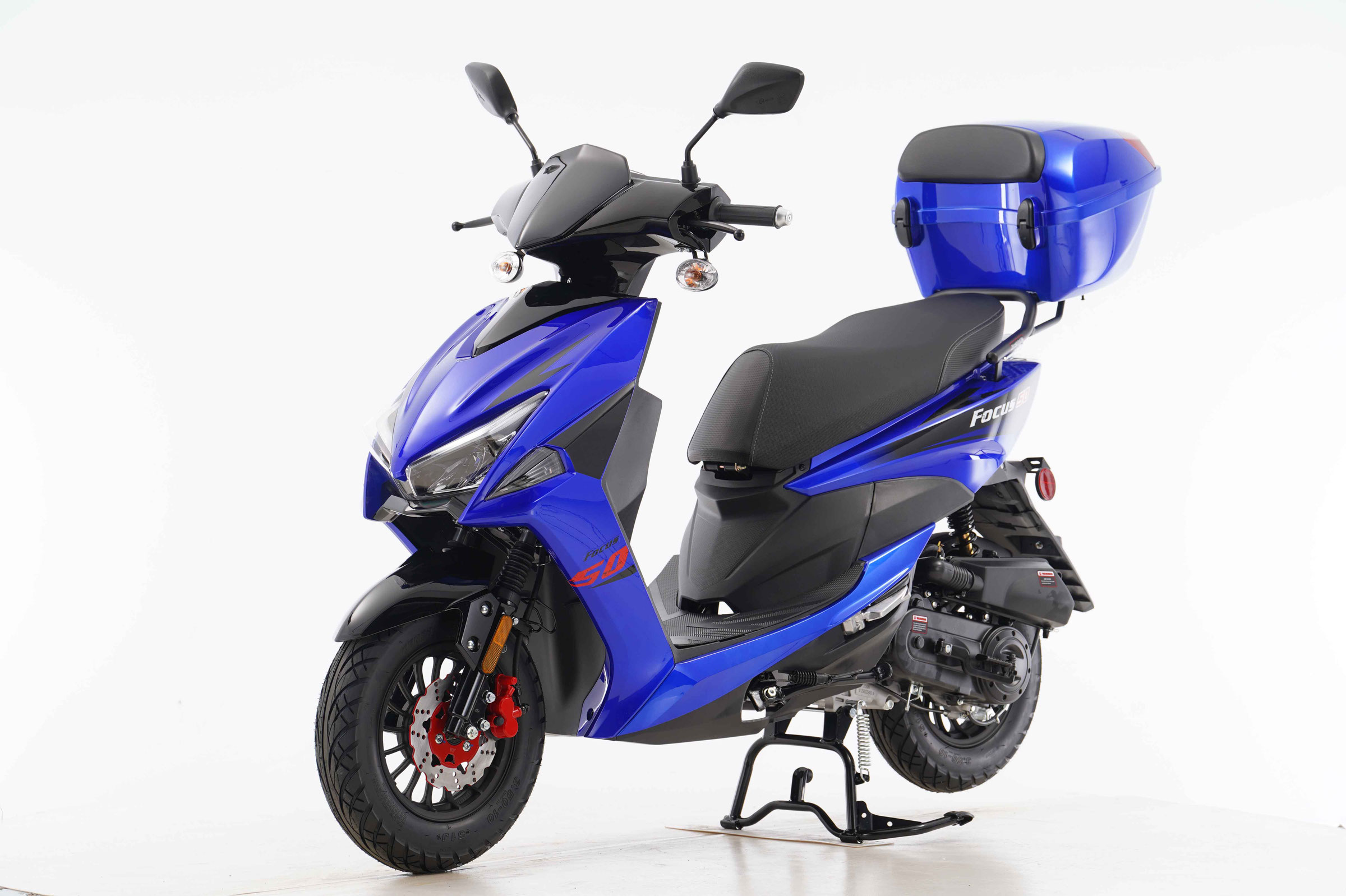 Vitacci FOCUS ST 50cc Gas Powered Scooter – CVT Auto, Street Legal, USB & Rear Box Included