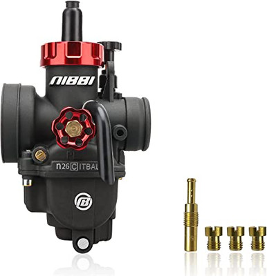 NIBBI 26mm 150cc Carburetor with Jets for 4 Stroke Engines Electric Choke Motorcycle Scooter, Fit YAMAHA KAWASAKI SUZUKI Apollo Dirt Bike Mini Bike SSR TTR KYMCO SYM TAOTAO GY6 Scooter Moped