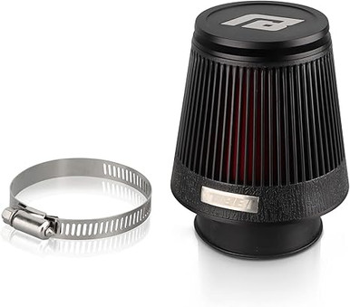 NIBBI Racing CNC 48MM Air Filter - Round Tapered Universal Air Filter for Dirt Bikes, ATVs, Go Karts, and Pit Bikes