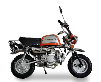 オートバイ・バイク MONKEY Ice Bear LEO Monkey Bike 125cc, Electric Start - Taoatv.com