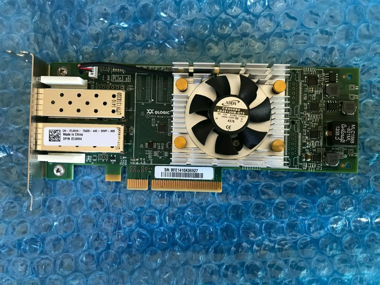 7JKH4 DELL QLOGIC QLE2662L DUAL PORT 16GB FC PCI-E HBA Low Profile