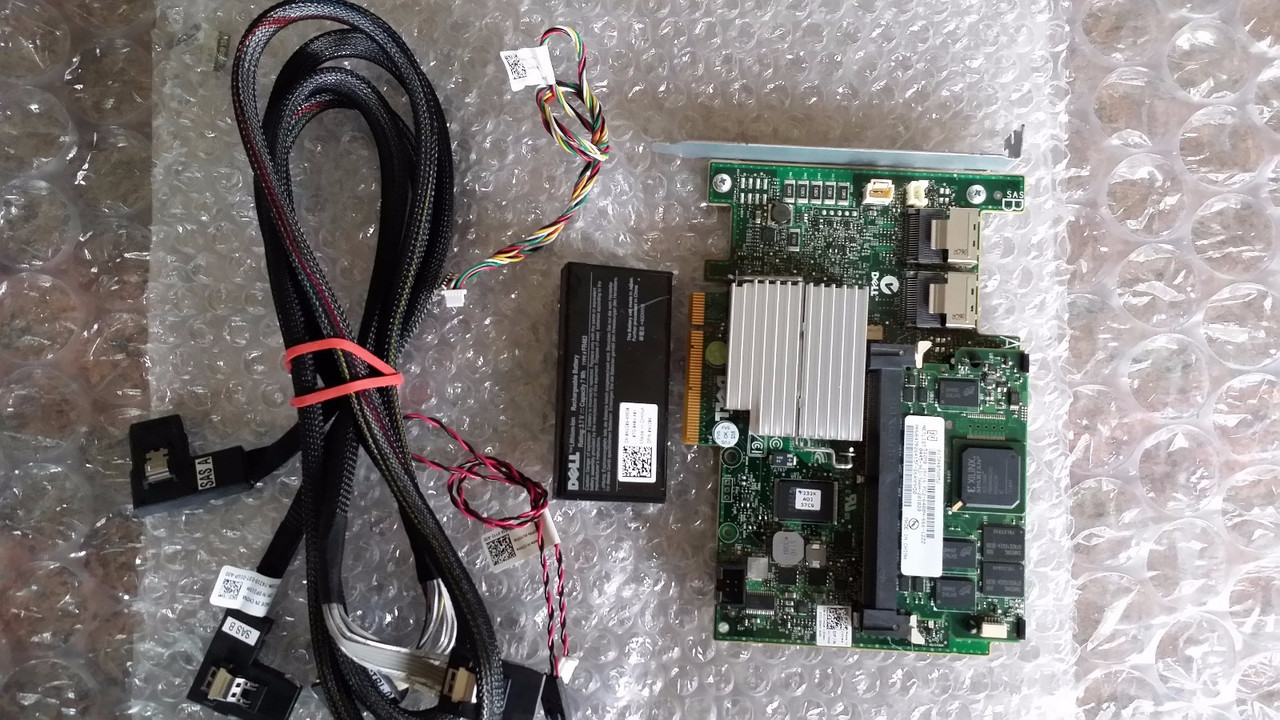 DELL POWEREDGE T410 SERVER  PERC H700 1GB W/ CABLES
