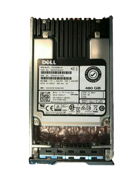 0503M7 Dell 960GB eMLC SAS 2.5" 12Gb/s SSD HDD TOSHIBA PX05SVB096Y 503M7 Generation 12th / 13th