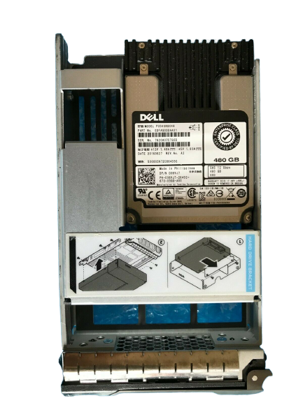 06VJ7 Dell 480GB eMLC SAS 3.5" 12Gb/s SSD HDD PX04SRB048 Series R720 R920 Generation 13th