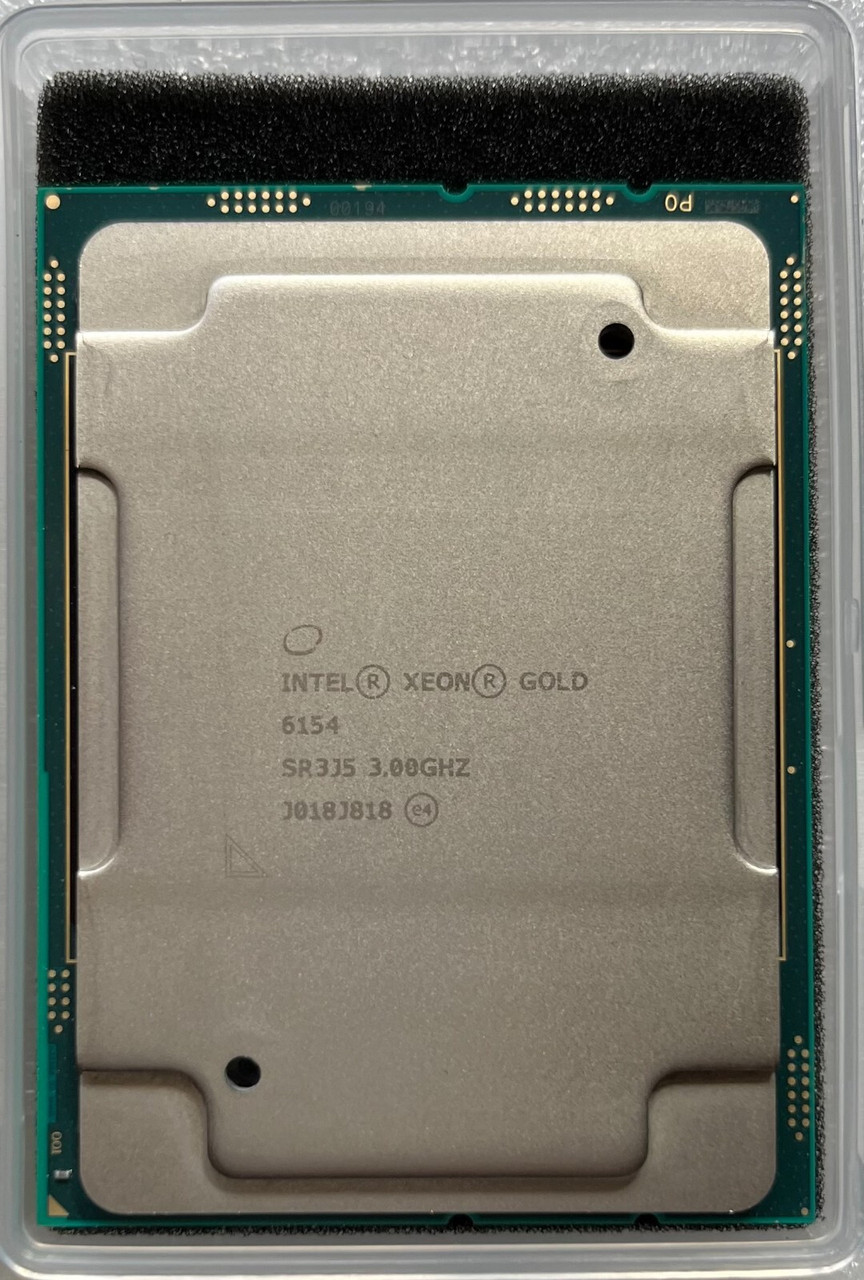 SR3J5 Intel Xeon Processor Gold 6154 18 Core 3GHz 24.75M 200W CPU Dell HP