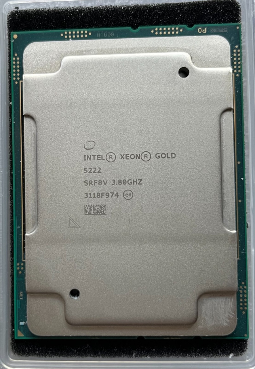 Intel Xeon Gold 5222 SRF8V 3.80GHz 16.5MB Cache 4-CORE LGA3647 CPU Processor