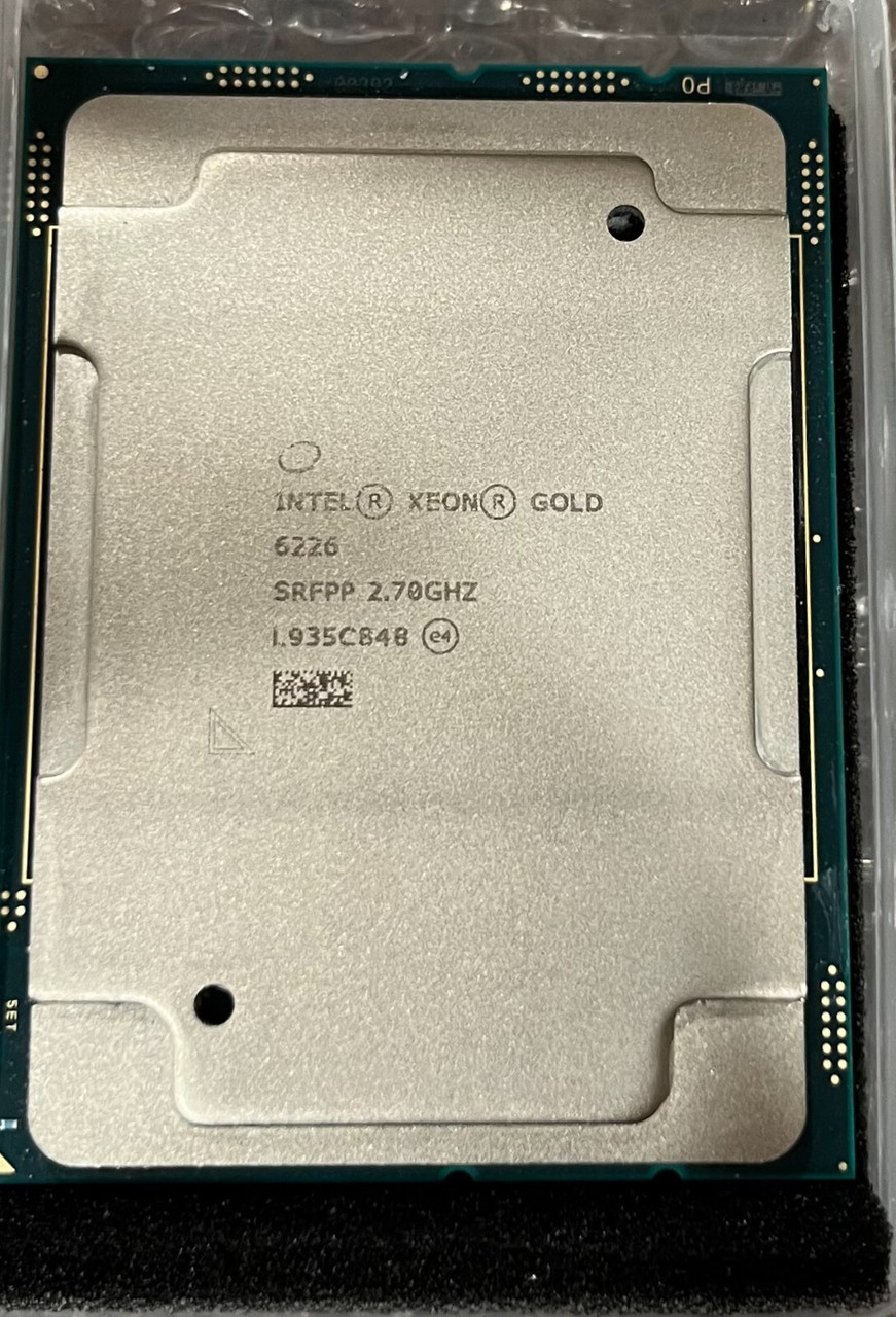 Intel Xeon Gold 6226 SRFPP 2.70GHz 19.25MB 12-Core LGA3647 CPU Processor