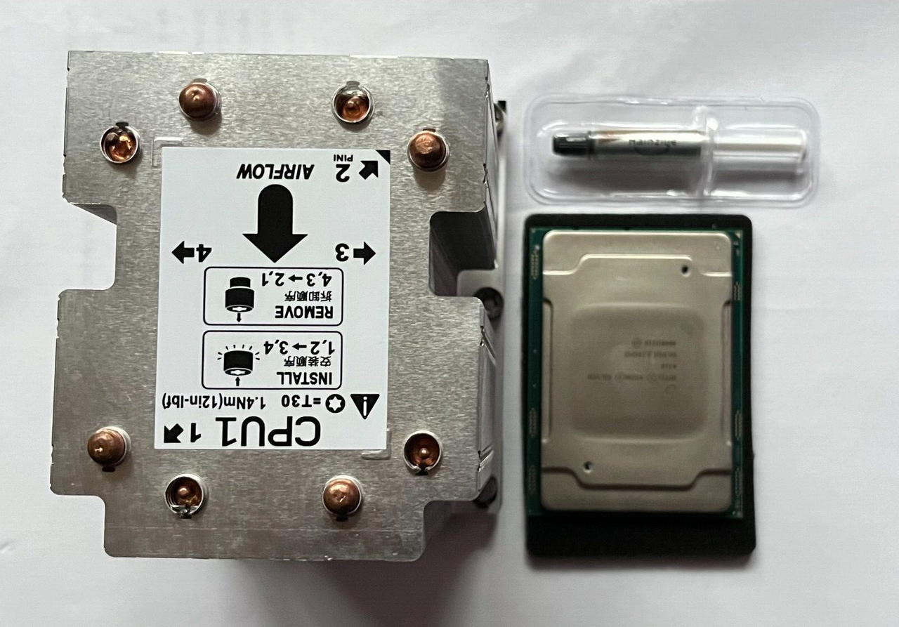 Dell Precision T7920 CPU HEATSINK KIT R5NN8 WN9TY XEON GOLD 6134 SR3AR PROCESSOR