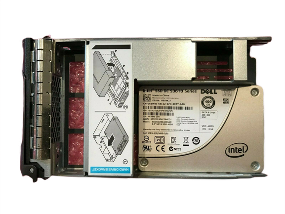 8CDHV Dell SSDSC2BX400G4R 400GB 6Gbps SATA3 S3610 3.5" SSD HDD R620 R720 R920