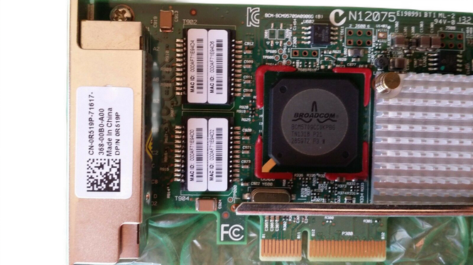 Dell R519P | Broadcom Quad Port 5709 Gigabit PCIe Network Card BCM95709A0906G