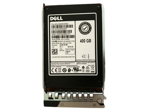 Dell SAMSUNG MZ-ILS400B 400GB SAS 12Gbps 2.5" Solid State Drive SSD HDD MFC6G 0MFC6G