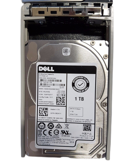 Dell Seagate ST1000NX0443 2.5" SATA 6Gbps 7.2K 8DN1Y R620 R630 R420 R320
