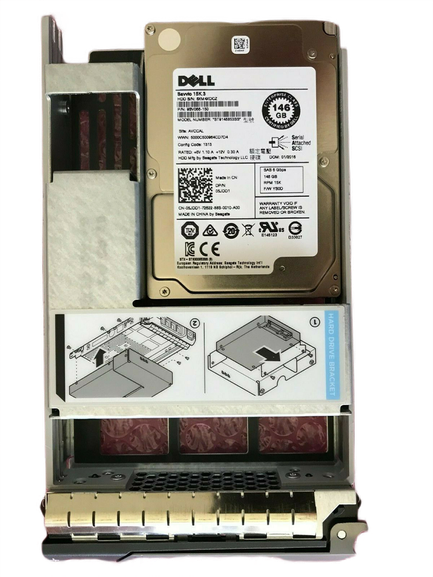 Dell Seagate ST9146853SS 146GB 15K RPM 6Gbps 3.5" SAS R710 R720 R420 T420 T620