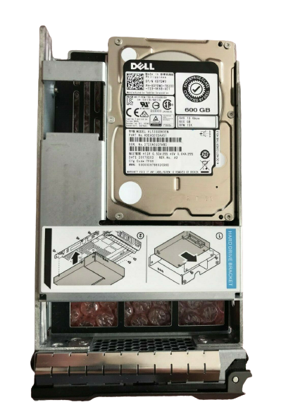 Dell TOSHIBA 0DYDW0 DYDW0 AL13SXB60EN Hard Disk Drive 15K RPM 2.5" SAS 3.5" Tray