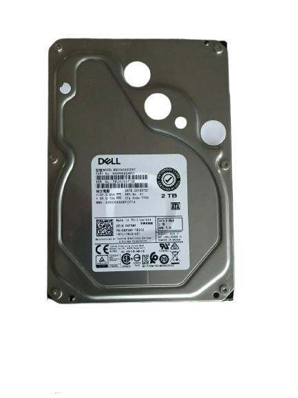 NPVM6 Dell TOSHIBA 2TB 7.2K SATA 3.5" 6Gb/s Hard Disk Drive MG04ACA200NY R720 R420 T620 T320