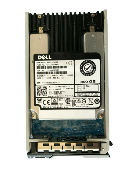 RVCY3 Dell 800GB 12Gb/s SAS 2.5in WI MLC SSD HDD SDFAF01DAA01 0RVCY3 R620 R630 R720