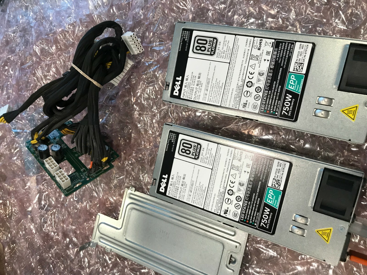 DELL R530 REDUNDANT HOT SWAP POWER SUPPLY 750W UPGRADE KIT POWEREDGE SERVER