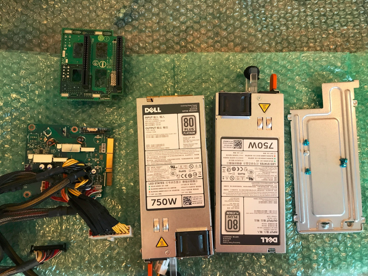 DELL R520 REDUNDANT POWER SUPPLY DISTRIBUTION 1100W UPGRADE KIT POWEREDGE K501P