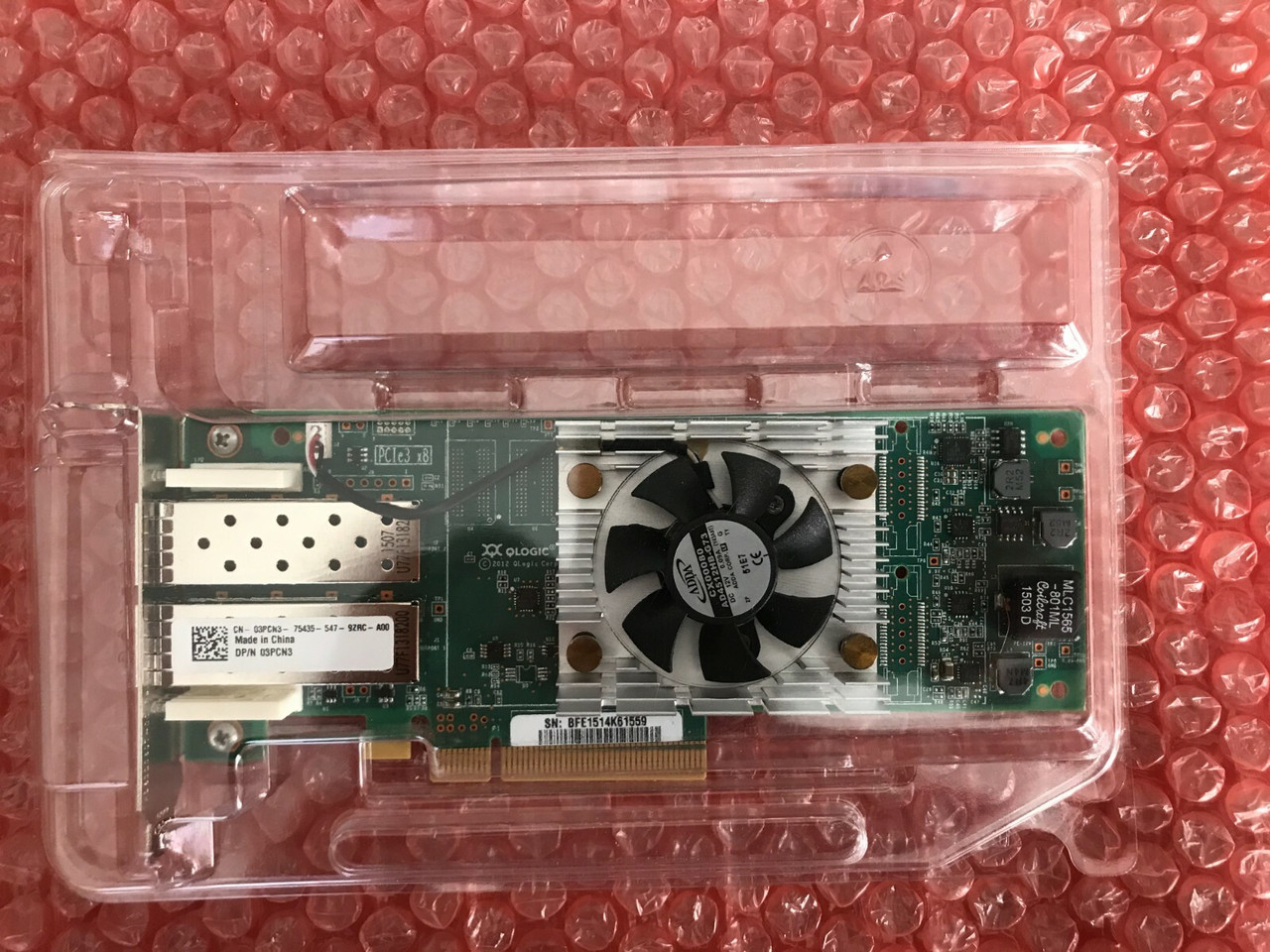 3PCN3 DELL QLOGIC QLE2662 DUAL PORT 16Gb SFP+  LOW PROFILE