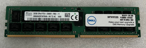 SNPTN78YC/32G DELL 32GB 2RX4 PC4-2666V SERVER MEMORY ECC HYNIX  HMA84GR7AFR4N-VK