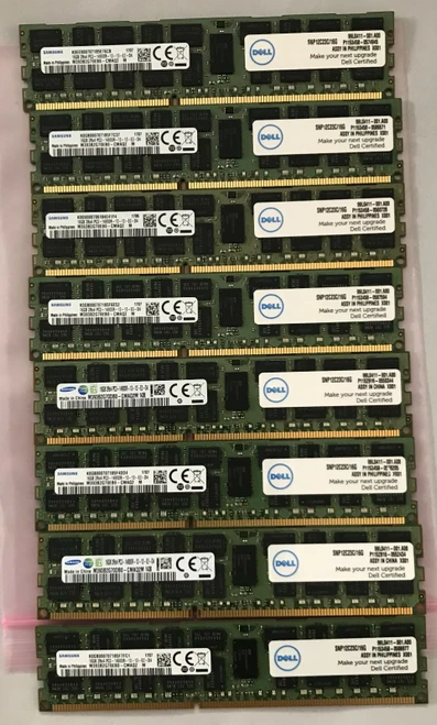 DELL 128GB MEMORY UPGARADE 2RX4 PC3-14900R (8x16GB) R420 R520 R620 R720 T420