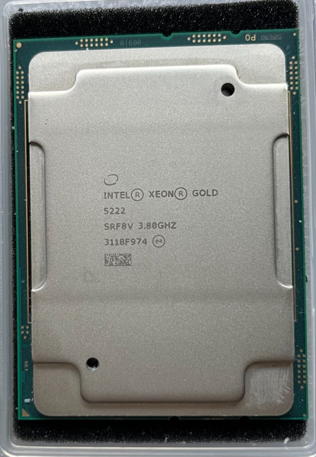 Intel Xeon Gold 5222 SRF8V 3.80GHz 16.5MB Cache 4-CORE LGA3647 CPU Processor