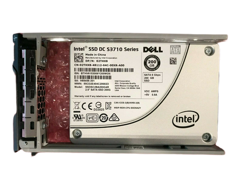2THX8 Dell Intel S3710 200GB SSD HDD SATA 6GB/s 2.5" SSD HDD SSDSC2BA200G4R 02THX8 R430