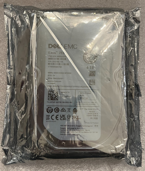 XPJ47 DELL SEAGATE ST4000NM016A 4TB SATA 7.2K 6GBPS 3.5 0XPJ47 R440 T440 HDD