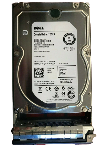 Dell 55H49 3TB Seagate ES.3 6Gb/s 3.5" SAS ST3000NM0023 MD 3200 MD1200 R710 R720