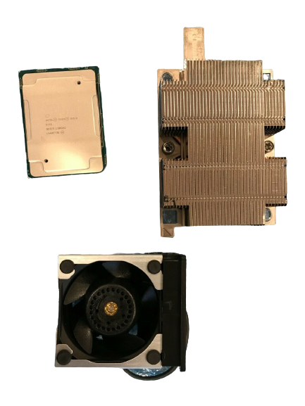 Dell PowerEdge R440 Xeon SILVER 4208 CPU Heatsink SR3GH FAN CLIP 8-Core 2.1