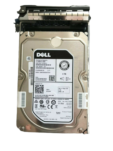 FCHXF Dell Seagate 4TB 7.2K SAS 3.5 12Gbs SED ST4000NM0135