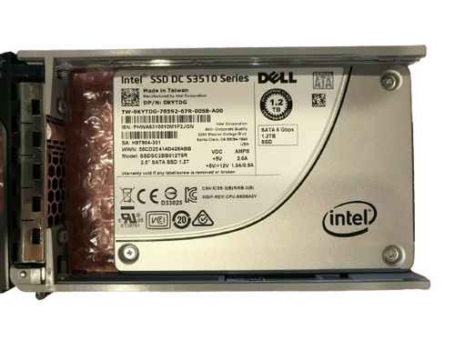 KYTDG 0KYTDG SSDSC2BB012T6R Dell 1.2TB 6G 2.5 SATA DC S3510 Solid State Drive (SSD)