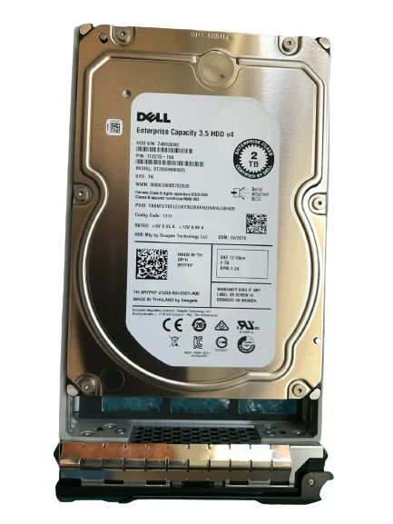 R7FKF Dell Enterprise ST2000NM0005 2TB 7.2K 3.5 NL SAS 12Gbps Hard Disk Drive 1TZ275-150