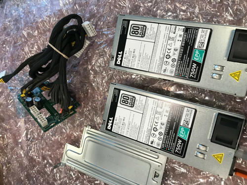 DELL R530 REDUNDANT HOT SWAP POWER SUPPLY 1100W UPGRADE KIT POWEREDGE SERVER