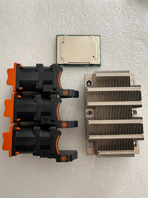 DELL POWEREDGE R640 XEON SILVER 4210 CPU HEATSINK  SRFB9 FAN CLIP 12-CORE 2.2GHz