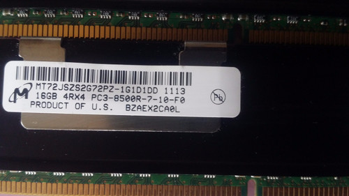 CRUCIAL CT204872BB1067Q 16GB 8500R DDR3 MT72JSZS2G72PZ-1G1D1DD