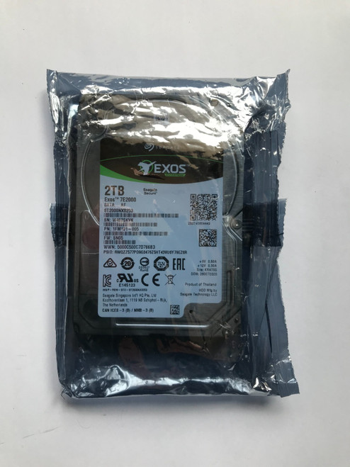 Seagate ST2000NX0253 Exos 7E2000 2TB SATA 6Gb/s 7200 RPM 2.5” Hard Drive HDD