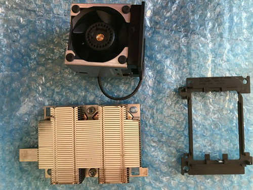 Dell R640 2nd CPU Upgrade Kit Heatsink C6R9H 0F8NV Fan RG2X2 Cage 0XPDVP